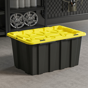 مصنع بيع 27 جالون حمل الثقيلة صندوق تخزين من البلاستيك مع غطاء قفل الجسم - Product Image 6