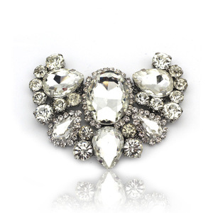 Fabbrica diretta in metallo resistente con fibbia in vetro tacco alto con strass fiore forcella piede e farfalla Design - Product Image 5