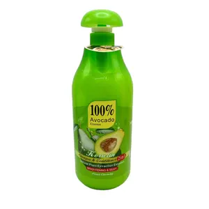 Foreign trade export manufacturers wholesale mousitidose1500ml smooth pure natural avocado extract shampoo and conditioner