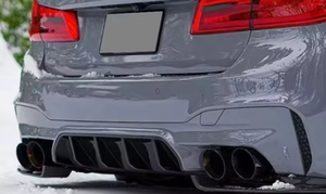 Kit de carrosserie en fibre de carbone sèche M5 F90 Diffuseur de lèvre de pare-chocs arrière pour BMW M5 F90 2017 + Kit de carrosserie style MP - Product Image 5