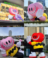 Gonflables publicitaires géants d'extérieur personnalisés Modèle de gâteau gonflable personnalisé pour événements
