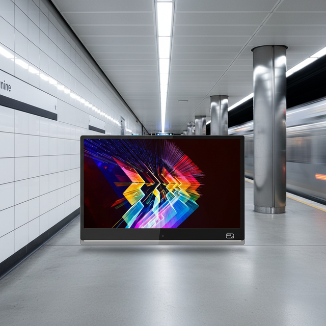 21.5 Inch LCD Plastic Android Digital Signage Poster Display OEM SDK Interactive Touch Screen Hotel Retail Store Elevator