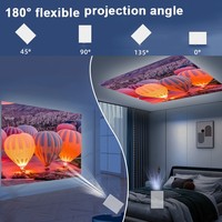 Nouveauté HY300 Mini projecteur portable 4K Home cinéma et application sans fil 5G avec Android 11 OS WIFI et jeu 3D pour l'extérieur