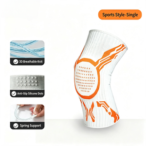 Genouillères en silicone élastiques fines et invisibles, antidérapantes, respirantes, pour le soutien du genou des adultes, patinage artistique, entraînement de patinage sur glace - Product Image 3
