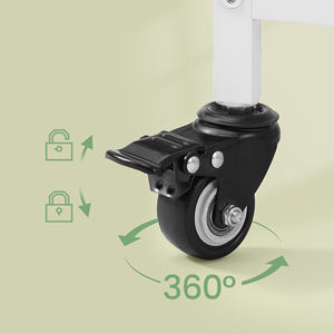 Chariot <span class=keywords><strong>de</strong></span> rangement <span class=keywords><strong>de</strong></span> <span class=keywords><strong>cuisine</strong></span> roulant <span class=keywords><strong>VASAGLE</strong></span> avec tiroir, îlot <span class=keywords><strong>de</strong></span> <span class=keywords><strong>cuisine</strong></span> mobile sur roulettes - Product Image 6