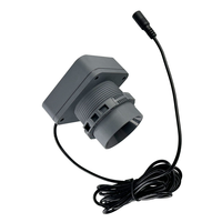 Sensor de Nivel de Agua sin Contacto TLC2404-WF-S Tuya, con Energía Solar, Ultrasónico, para Monitoreo de Ríos
