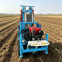Mikton Model220L Foreuse de puits d'eau diesel sur chenilles 35 CV, profondeur max. 200 m, tout-terrain, facile à utiliser, pour la forage de puits d'eau potable en zone montagneuse et rurale