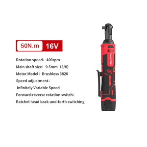 Llave de Impacto Inalámbrica con <span class=keywords><strong>Motor</strong></span> Sin Escobillas de 16V y 50N.m de Torque, de Alta Gama en Oriente Medio - Product Image 4