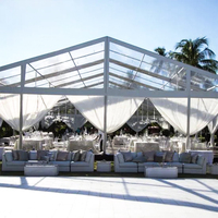 500 1000 personnes tente de mariage transparente tente de fête transparente extérieure pour événement de chapiteau de jardin