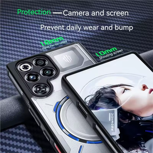 Funda Para Nubia RedMagic 11 11s 10 10s 9 9s 8 <span class=keywords><strong>8s</strong></span> <span class=keywords><strong>Pro</strong></span> <span class=keywords><strong>Plus</strong></span>, Carcasa Acrílica Anticaídas de Protección Completa en Color Negro para <span class=keywords><strong>Red</strong></span> <span class=keywords><strong>Magic</strong></span> 11 <span class=keywords><strong>Pro</strong></span> - Product Image 4