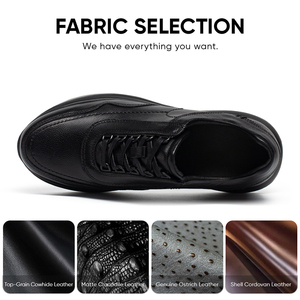 Zapatos Elevadores <span class=keywords><strong>Boohooman</strong></span> de Fábrica con 30 Años de Experiencia, Zapatos para Aumentar la Estatura 8cm, Transpirables, Invisibles, Zapatillas Deportivas para Hombre, Venta al Por Mayor, OEM, ODM - Product Image 3