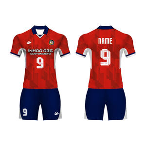 Camisa de Futebol Personalizada com Nome e Número, Uniforme de Futebol Masculino para Jogadores - Product Image 3