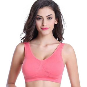 Haut de yoga pour femme, <span class=keywords><strong>couleur</strong></span> <span class=keywords><strong>rouge</strong></span>, <span class=keywords><strong>soutien</strong></span>-<span class=keywords><strong>gorge</strong></span> de yoga sans couture - Product Image 2