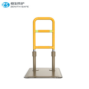 Barandilla de Cama Ky-5301A de Acero Inoxidable, Altura Ajustable de 72-91 cm, para Asistencia a Personas Mayores, Instalación sin Perforación - Product Image 2
