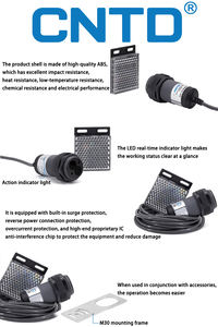 CNTD CGY18E-R光電センサースイッチIP65円筒型光電センサーIP65産業オートメーション用 - Product Image 6