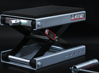 Cric ciseaux de moto en aluminium Conception de plate-forme large pour une plus grande stabilité Compatible avec plusieurs modèles