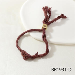 Nueva cuerda de seda exótica, personalizada, de moda, cuerda de mano satinada, Cuenta de vidrio antiguo de Nepal, pulsera de sol en forma de corazón de Luna - Product Image 5