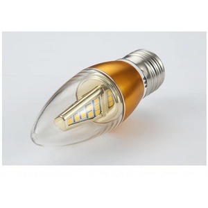 LED Candle Bulb 5W E14 Gold Base For Home <b>Lighting</b> - Product Image 3