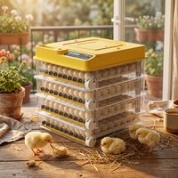 WONEGG Nouvelle Arrivée Incubateur Entièrement Automatique pour 278 Œufs avec Remplissage Automatique d'Eau et Retournement des Œufs