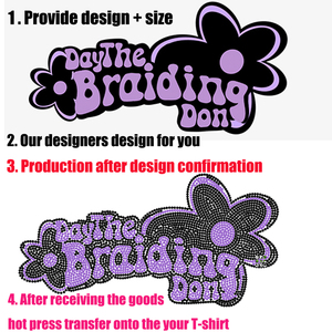 Modèle de transfert thermique personnalisé avec strass thermocollants, motif <span class=keywords><strong>flamme</strong></span> textuel brillant, pour T-shirt, sac, bikini, jean - Product Image 4