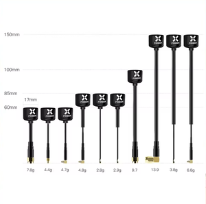 Antena FPV Foxeer Lollipop 4 V4 5.8G 2.6Dbi RHCP SMA RPSMA UFL Recta/Angular MMCX 7.2g Molde Privado para Dron FPV - Product Image 3