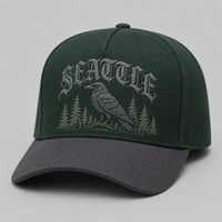 Casquette Snapback à visière courbée, brodée, 5 panneaux, style Trucker, avec face en mousse et filet, style West Coast Gothic Chicano Urban Streetwear, en gros