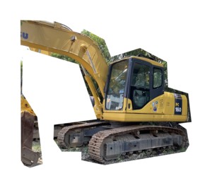 Japan Original KOMATSU PC160-7 Used <b>Excavator</b> 16 <b>Tons</b> Secondhand Hydraulic Crawler Digger PC70-<b>8</b> PC110-7 in Good Condition - Product Image 1
