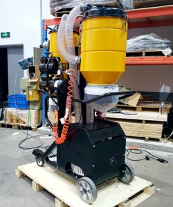 7.5KW Industrial Vacuum <b>Cleaner</b> Auto Cleaning Dust <b>Cleaner</b> With One Cyclone Separator for Dust Extraction Dust Collector - Product Image 3