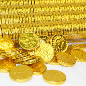 Sweet Gold Bittersweet Cocoa Solid <strong>Chocolate</strong> <strong>Coins</strong> Customizable <strong>Bulk</strong> Hot Sale - Product Image 4