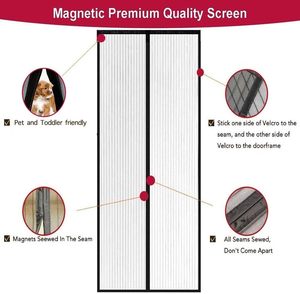 Mùa hè chống muỗi Rèm 2025 mới cao cấp Kim Cương lưới nhà mạnh mẽ dải từ tự mồi từ khối cửa màn hình - Product Image 4