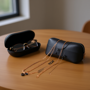 Catena di plastica Angelina con chiusura a scatto da 70 cm per custodie e borse per occhiali - Product Image 2