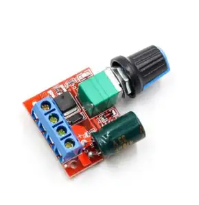 Mini DC-DC 4,5 V-35 V 5A 90W PWM DC Motor Speed Controller Modul Geschwindigkeit Regler Control Einstellen einstellbare Bord Schalter 12V 24V