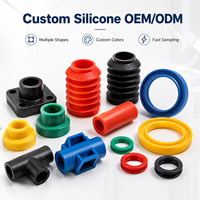 Pièces en silicone personnalisées, fabrication directe d'usine, OEM ODM pour joints, garnitures, bagues toriques, soufflets, plusieurs couleurs et formes, échantillonnage rapide