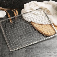 Grille de barbecue de 12,5 à 32 cm pouvant être utilisée pour les plateaux en aluminium, barbecue extérieur au charbon de bois