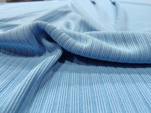 Wholesale 220gsm Lightweight Full Dull <b>Knitted</b> Polyester <b>Rib</b> Fabric Multi-Use Anti-Static for Dress Boys Girls - Product Image 4