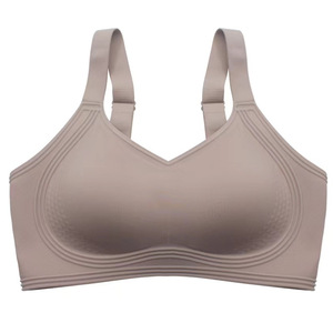 <span class=keywords><strong>Reggiseni</strong></span> push-up senza cuciture da donna, senza ferretto, copertura completa, in nylon, con doppie spalline fisse e quattro file di gancetti sul retro - Product Image 5