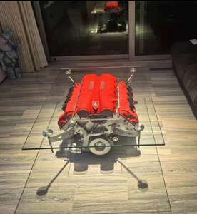 <span class=keywords><strong>Table</strong></span> <span class=keywords><strong>basse</strong></span> de <span class=keywords><strong>bloc</strong></span> <span class=keywords><strong>moteur</strong></span> d'occasion originale de Ferrari Engine Tea <span class=keywords><strong>Table</strong></span> de ferrari 430 458 california - Product Image 2