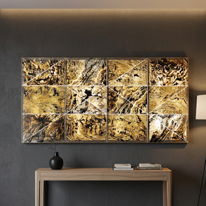 แผ่นหินวีเนียร์โปร่งแสง/แผ่นควอตซ์ไซต์วีเนียร์ ยี่ห้อ Flatstone Designs รับประกัน 5 ปี สำหรับผนังและฝ้าเพดานภายในแบบเรืองแสงทันสมัย - Product Image 3