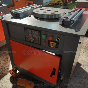 Dobladora de Barras de Acero Automática GW40, Dobladora Eléctrica de Barras Redondas y Planas, Máquina Dobladora de Barras Pequeña - Product Image 6