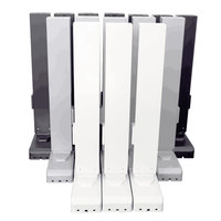 Colonnes de levage électriques à hauteur réglable en métal à faible hauteur de levage, consommation électrique, levage en trois étapes, colonnes de levage de 1000 mm