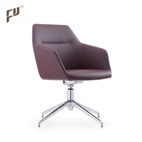 Fournisseur chinois de chaises de bureau modernes à quatre pieds, base fixe, pivotantes, sans roulettes, pour les réunions de bureau