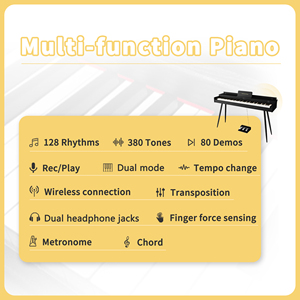 Teclado de Piano LeGemCharr de <span class=keywords><strong>88</strong></span> <span class=keywords><strong>Teclas</strong></span>, <span class=keywords><strong>Controlador</strong></span> <span class=keywords><strong>MIDI</strong></span>, Teclado de Piano Electrónico, Piano Digital de <span class=keywords><strong>88</strong></span> <span class=keywords><strong>Teclas</strong></span> - Product Image 3
