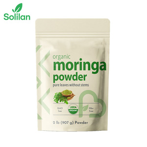 Giá bán buôn 100% Hữu Cơ tinh khiết Moringa lá bột nhãn hiệu riêng 46 chất chống oxy hóa & 92 chất dinh dưỡng cho người lớn trong túi - Product Image 1