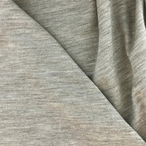 Tissu <span class=keywords><strong>jersey</strong></span> 100 % <span class=keywords><strong>laine</strong></span> mérinos en stock, 18,5 microns GSM150, lavable en machine, ultra léger, uni, pour body bébé et adulte - Product Image 2