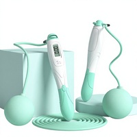 Corde à sauter en PVC pour adultes, filaire et sans fil, double usage, avec comptage électronique intelligent, pour sports de balle de grande taille