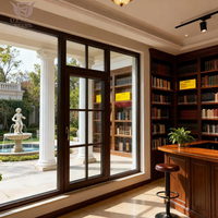 Ventanas abatibles de madera revestidas de aluminio francés DEMEA para soluciones de iluminación natural disponibles para villas