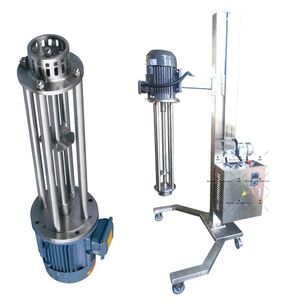 Mélangeur Homogénéisateur Industriel à Cisaillement Élevé pour Huiles et Crèmes, avec Lève-charge Mobile, à Prix Avantageux - Product Image 3