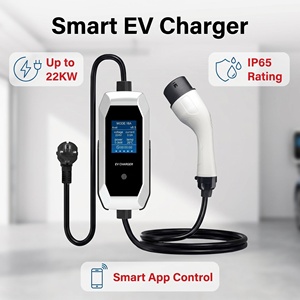 Chargeur EV portable <span class=keywords><strong>3</strong></span>,5 <span class=keywords><strong>kW</strong></span> avec connecteur NACS pour <span class=keywords><strong>Tesla</strong></span> <span class=keywords><strong>Model</strong></span> <span class=keywords><strong>3</strong></span> Y S X 16A Niveau 1 2 Écran LCD Affichage intelligent Charge rapide EVSE - Product Image 2