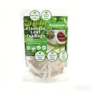 Sachets de Tisane Naturelle Pure aux Feuilles de Plantain 90g 60 Sachets 1.5g Sans Caféine Infusion Bien-être Quotidienne pour la Relaxation - Product Image 5