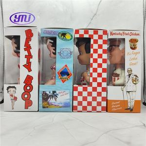 Nouveau Betty <span class=keywords><strong>caca</strong></span> colonel Sanders grand garçon M. cacahuètes Vintage américain PVC Bobble tête Figure jouets pour la décoration de la maison tableau de bord - Product Image 6